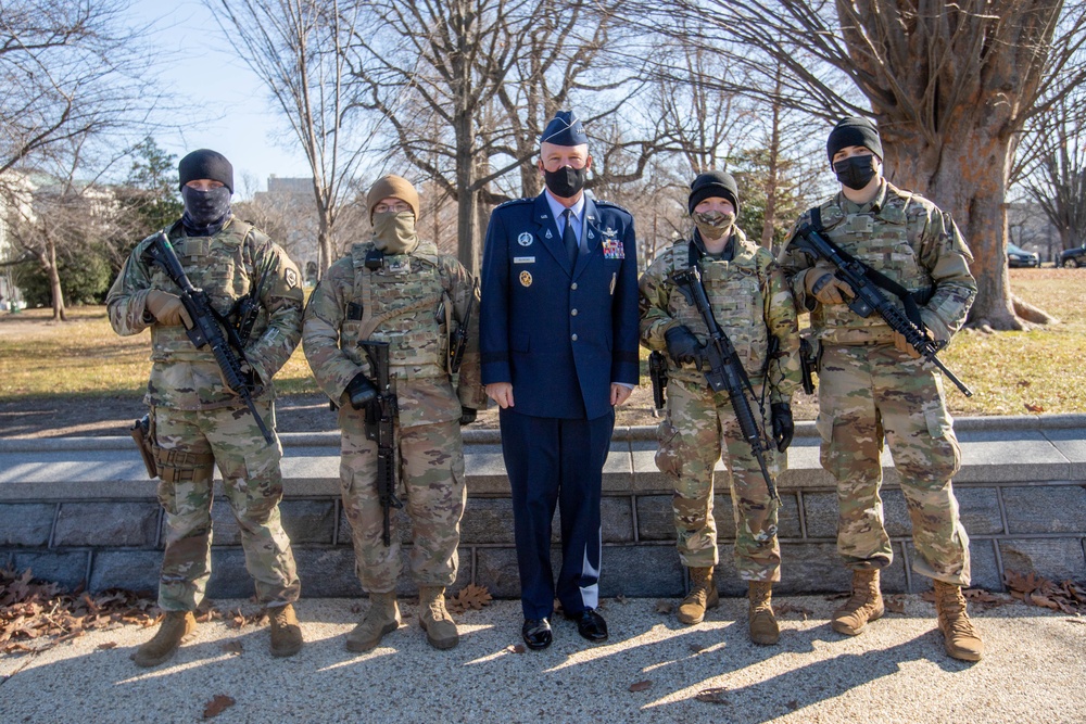 General of Space Force meets with National Guard members