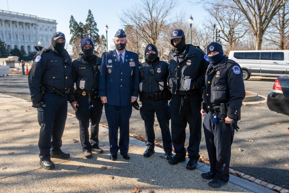 General of Space Force meets with National Guard members