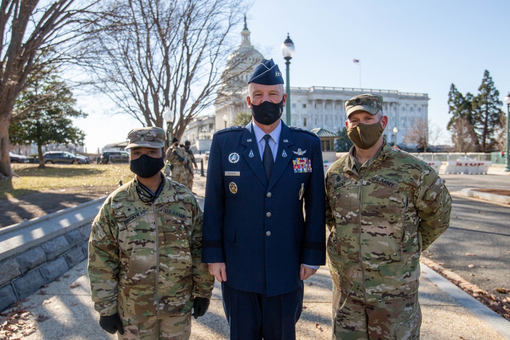 General of Space Force meets with National Guard members