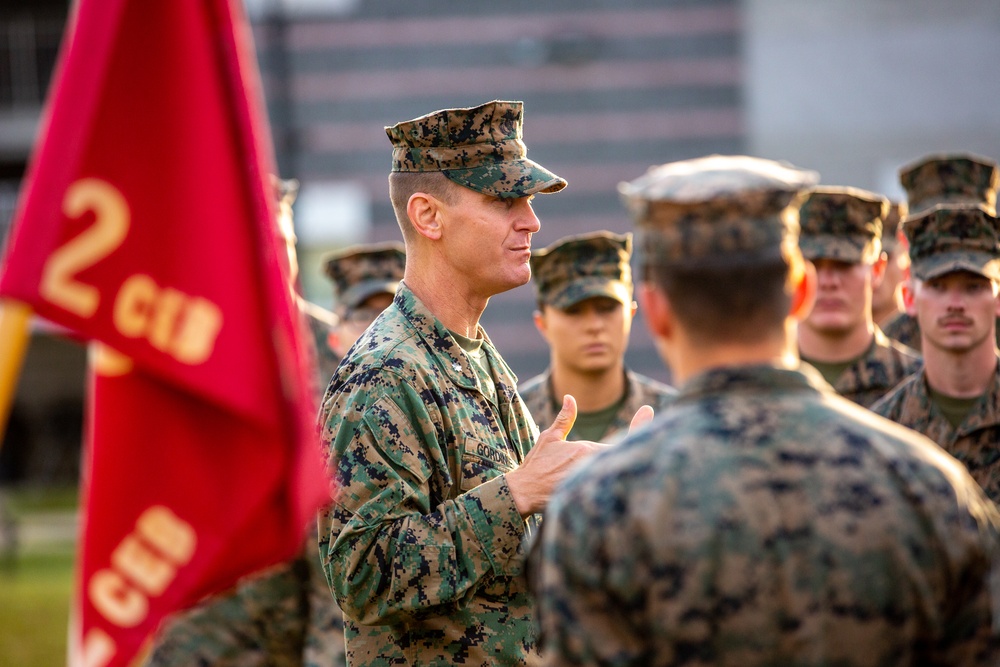 Marines with 3rd Battalion, 6th Marine Regiment receive a French Fourragere