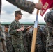 Marines with 3rd Battalion, 6th Marine Regiment receive a French Fourragere