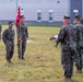 Marines with 3rd Battalion, 6th Marine Regiment receive a French Fourragere