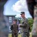 Marines with 3rd Battalion, 6th Marine Regiment receive a French Fourragere