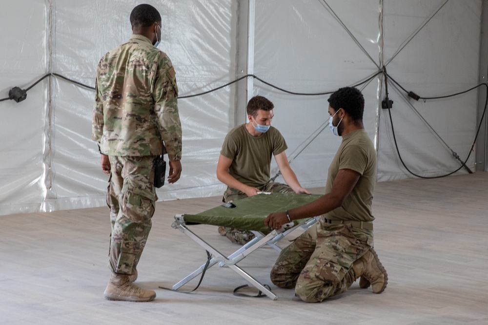 Task Force Holloman sets up new medical triage tent