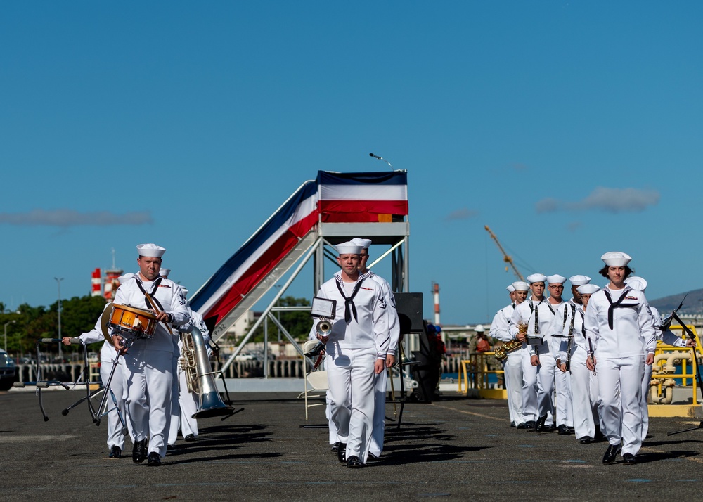 JMSDF Ship JS Kashima arrives at Joint Base Pearl Harbor-Hickam