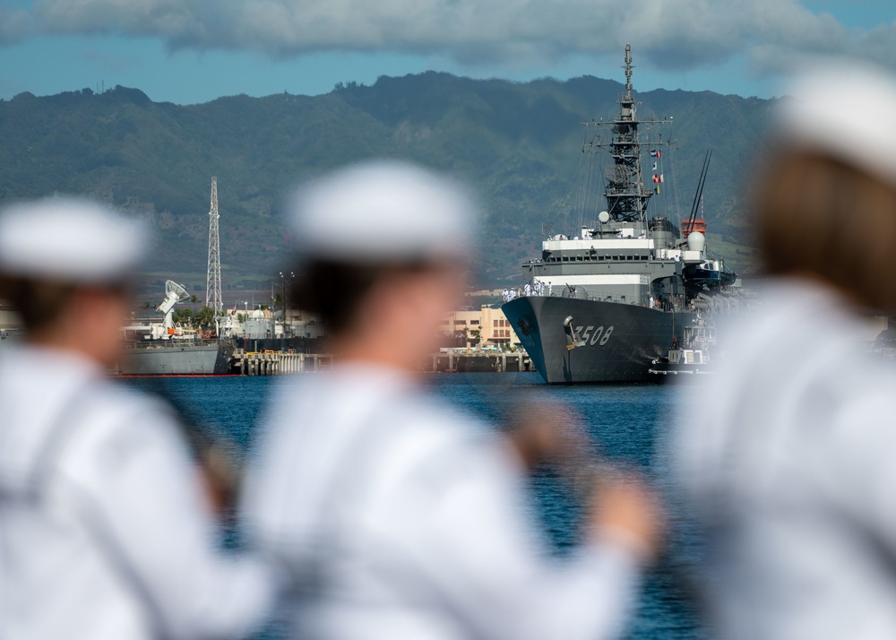 JMSDF Ship JS Kashima arrives at Joint Base Pearl Harbor-Hickam