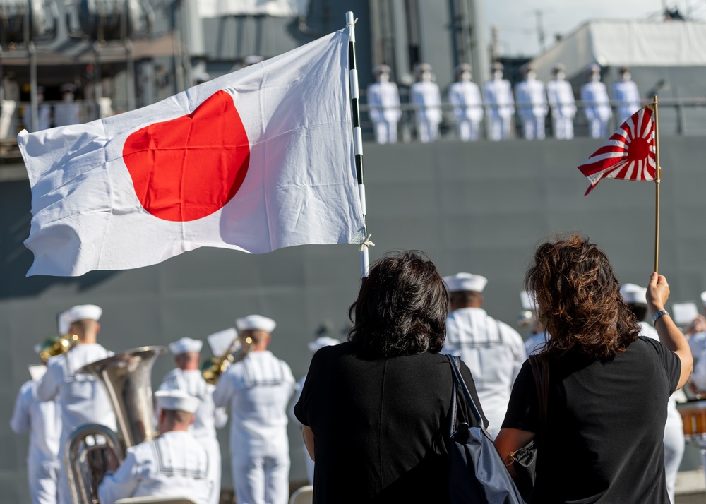 JMSDF Ship JS Kashima arrives at Joint Base Pearl Harbor-Hickam