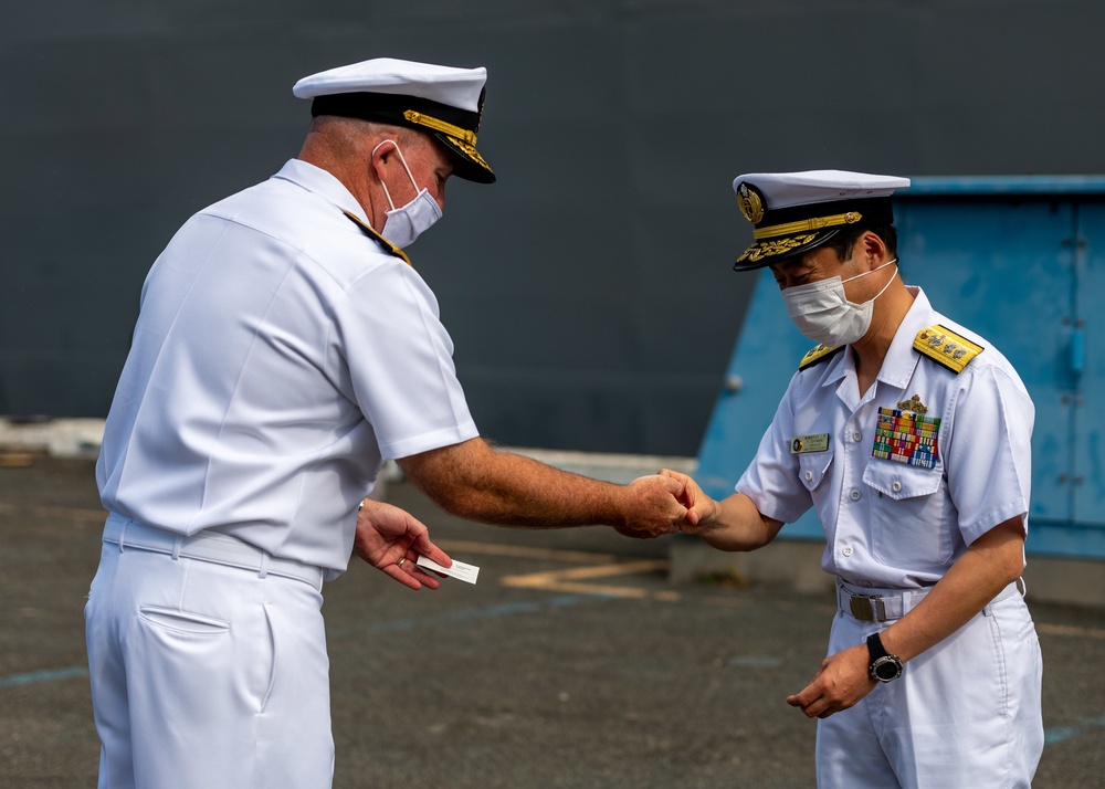 JMSDF Ship JS Kashima arrives at Joint Base Pearl Harbor-Hickam