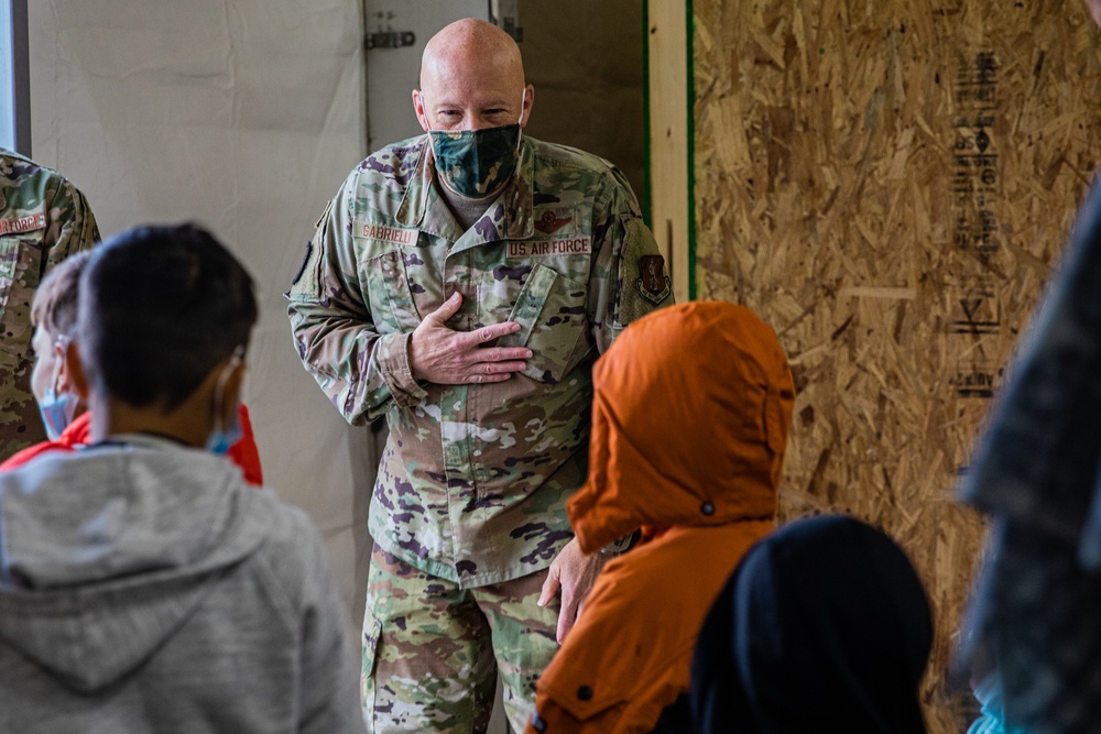Task Force Holloman out-processes Afghan evacuees