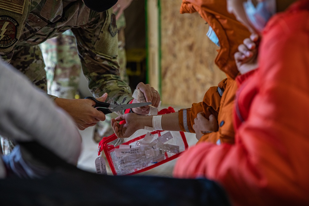 Task Force Holloman out-processes Afghan evacuees