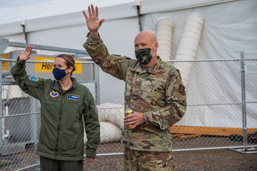 Task Force Holloman out-processes Afghan evacuees