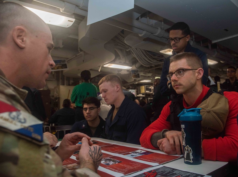 USS Ronald Reagan (CVN 76) Career Fair