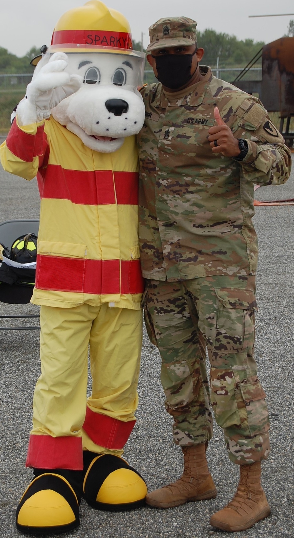 USAG Humphreys command team participates in Fire Prevention Week kickoff