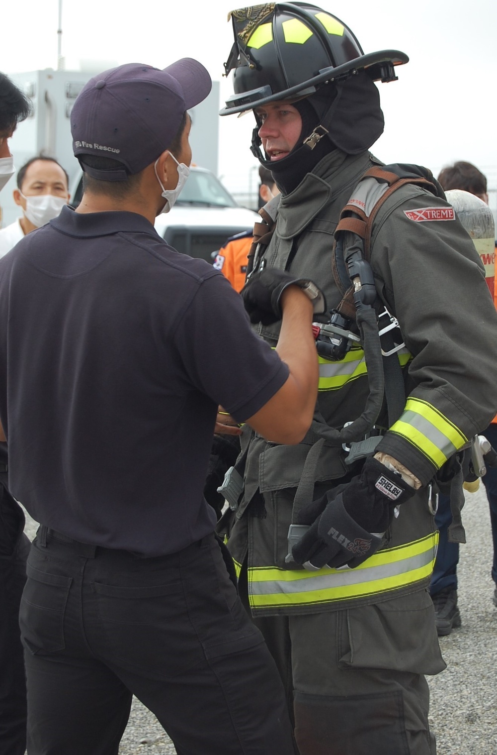 USAG Humphreys command team participates in Fire Prevention Week kick