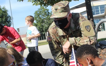 Wiesbaden youth walk to honor gold star families