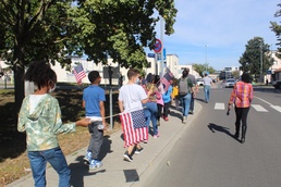 Wiesbaden youth walk to honor gold star families