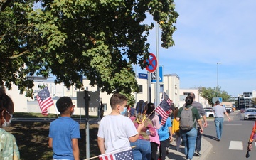 Wiesbaden youth walk to honor gold star families