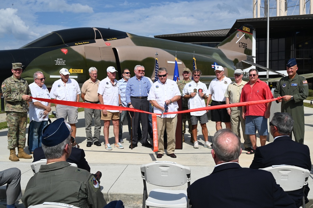 Photo of 80th Anniversary of the 128th and the dedication ceremony of the new F-4 Phantom II static display.