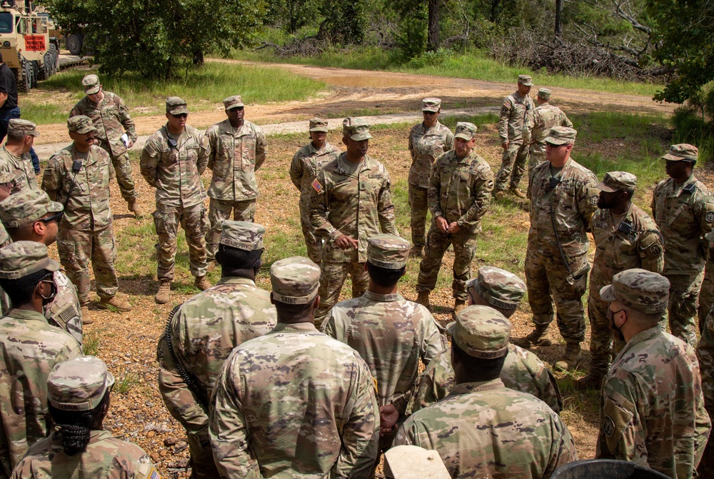 CSM Crosby gathers feedback on Army's Expedited Leader Follower technology