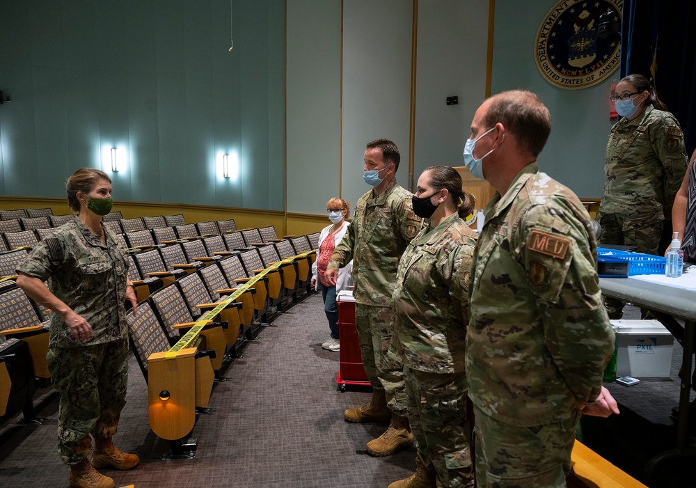 Navy Admiral visits Wright-Patt to thank Airmen