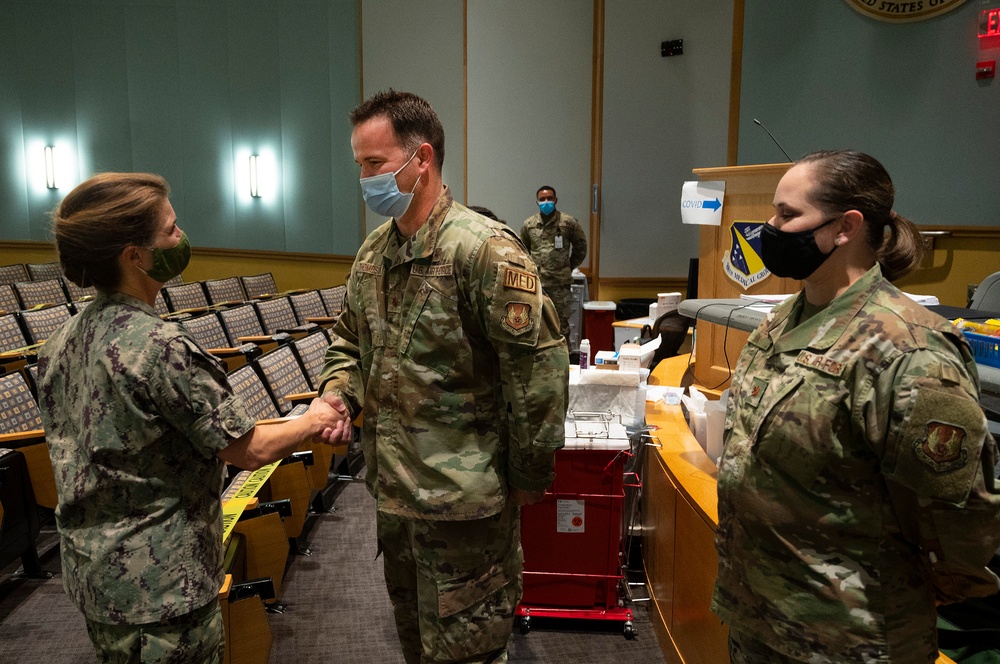 Navy Admiral visits Wright-Patt to thank Airmen