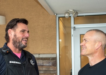 Retired SEAL Jocko Willink returns to Biddle Air National Guard Base
