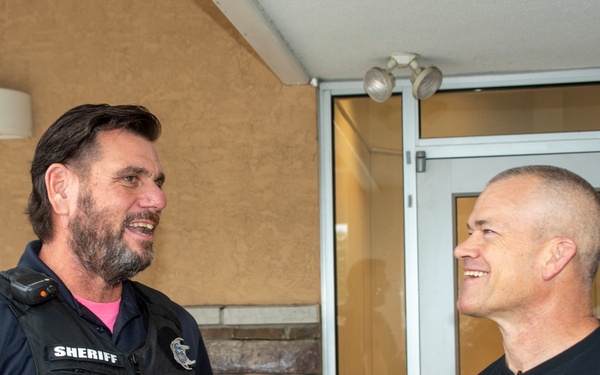 Retired SEAL Jocko Willink returns to Biddle Air National Guard Base