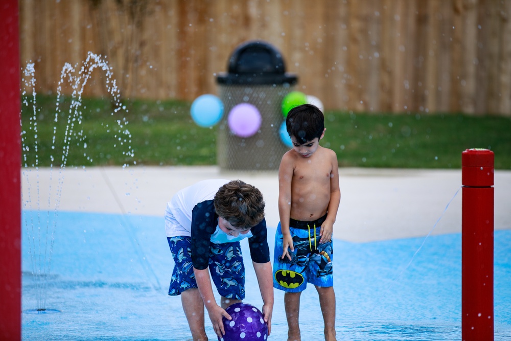 Fort Hood and Liberty Village Splash Pad Ceremony