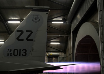 Engine run certification in the hush house