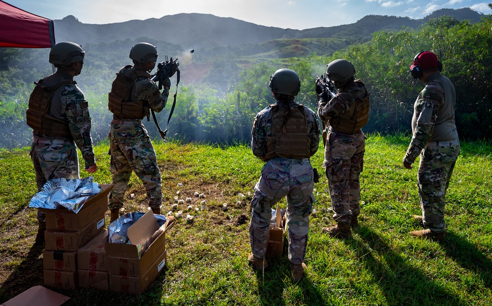 18th SFS hosts heavy weapons training
