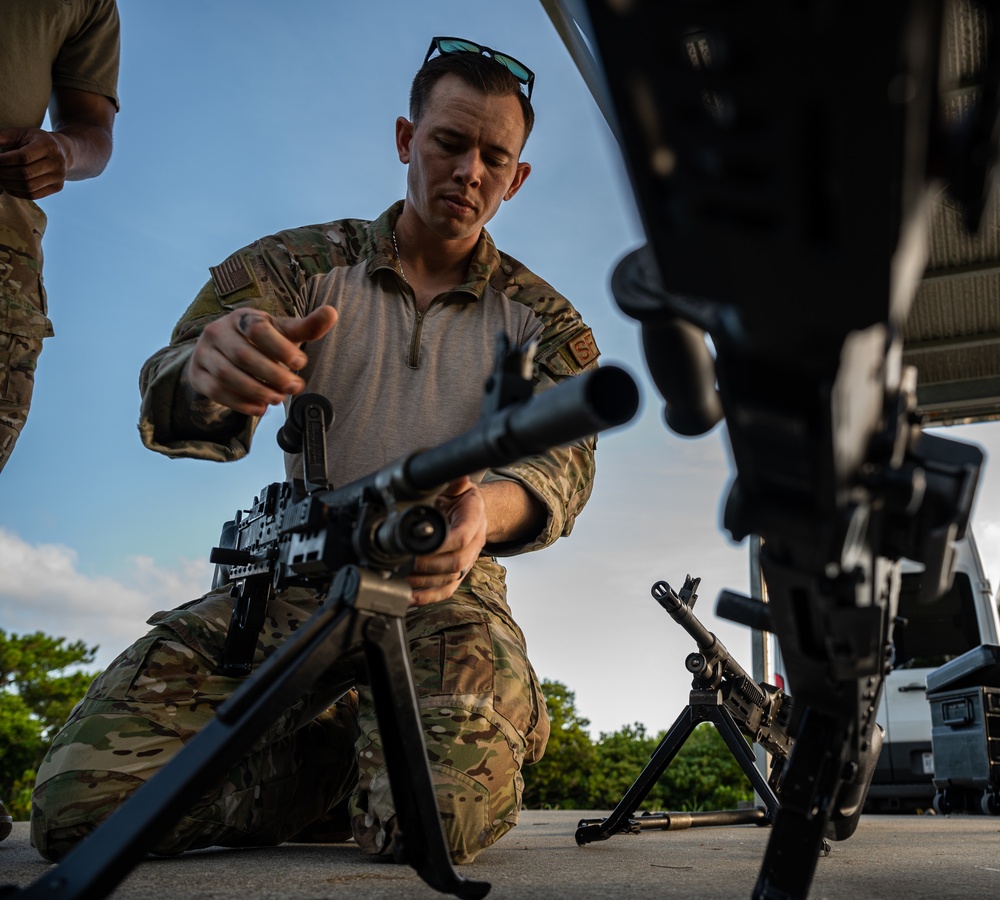 18th SFS hosts heavy weapons training