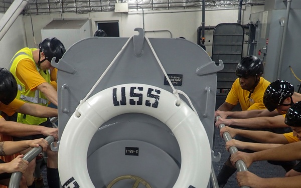 210920-N-XU135-0175 NEWPORT, R.I. (Sept. 20, 2021) OCS wet trainer