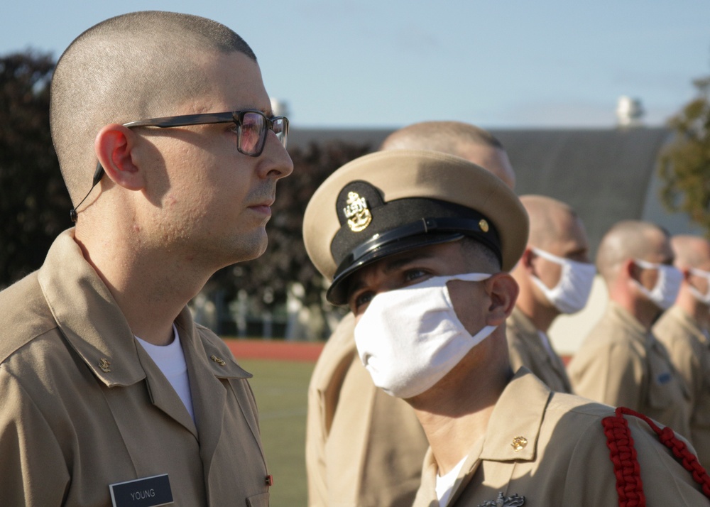 210921-N-XU135-0179 NEWPORT, R.I. (Sept. 21, 2021) OCS uniform inspection