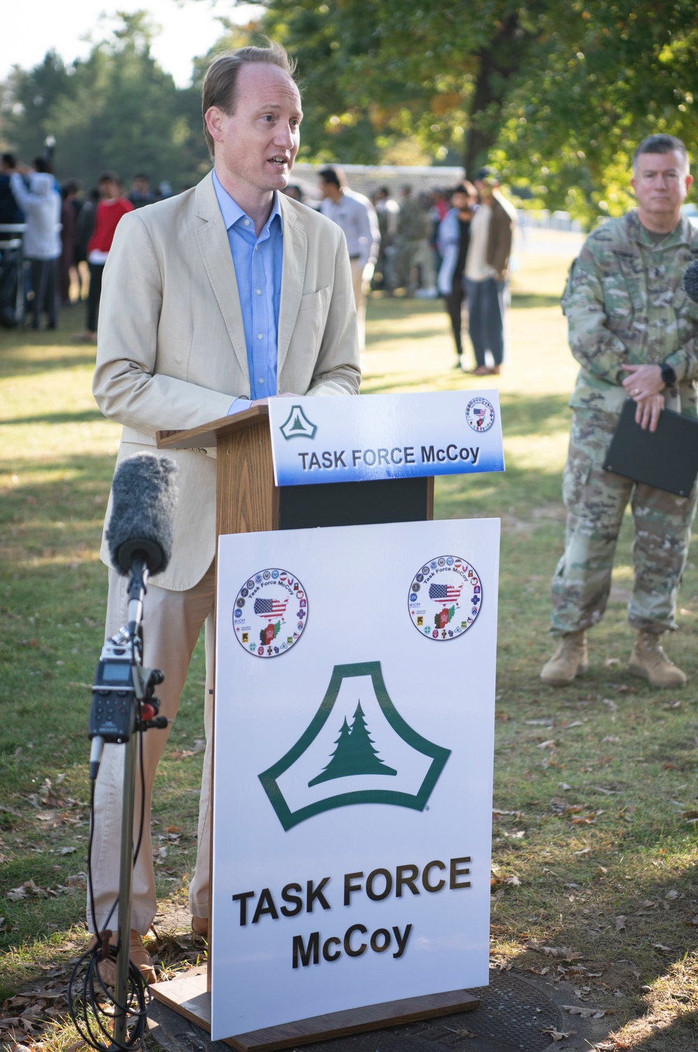 Media Day During Operation Allies Welcome at Fort McCoy