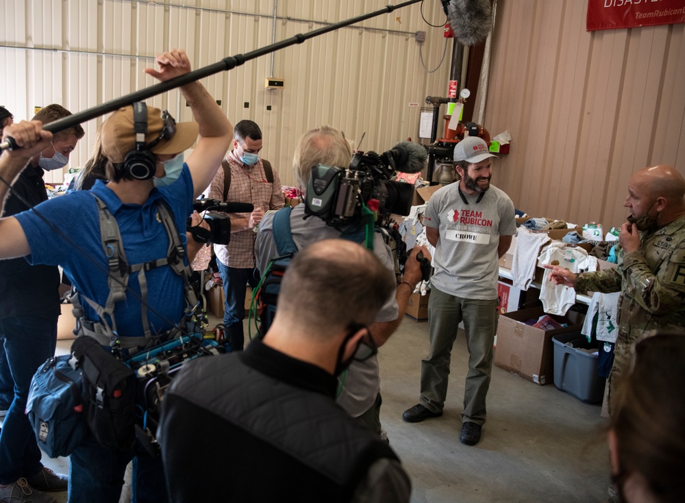 Media Day During Operation Allies Welcome at Fort McCoy