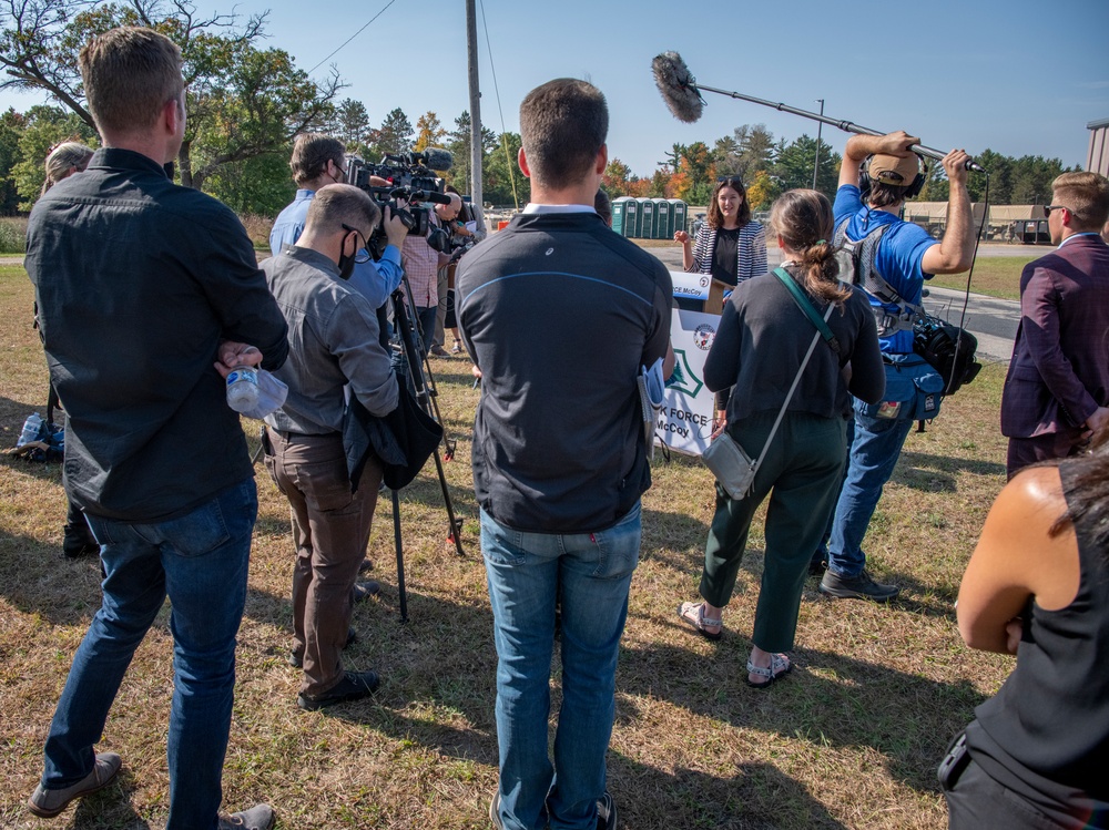 Media Day During Operation Allies Welcome at Fort McCoy