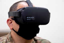 Airmen use VR during Suicide Prevention Training