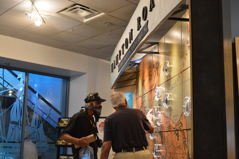 Naval Museum Volunteer in Action