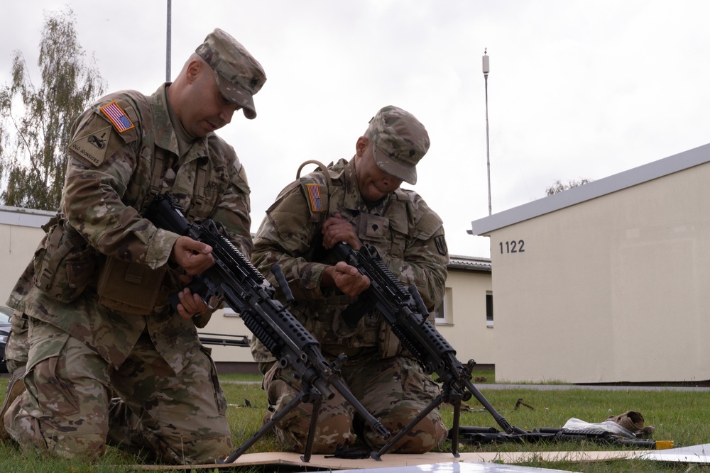 Pre-competition weapons training