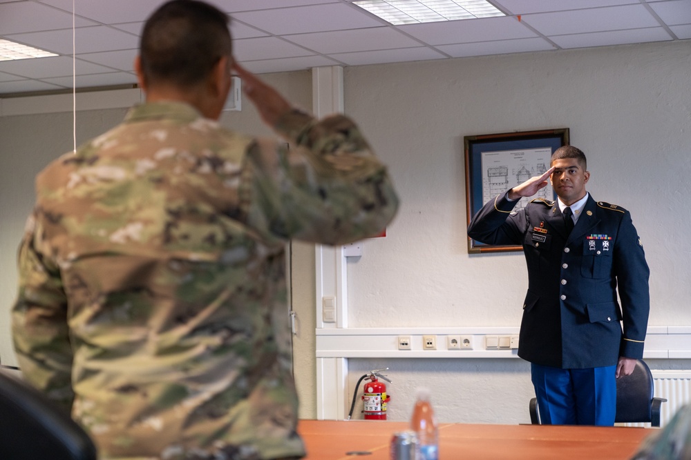 The board to complete the Soldier of the Year competition