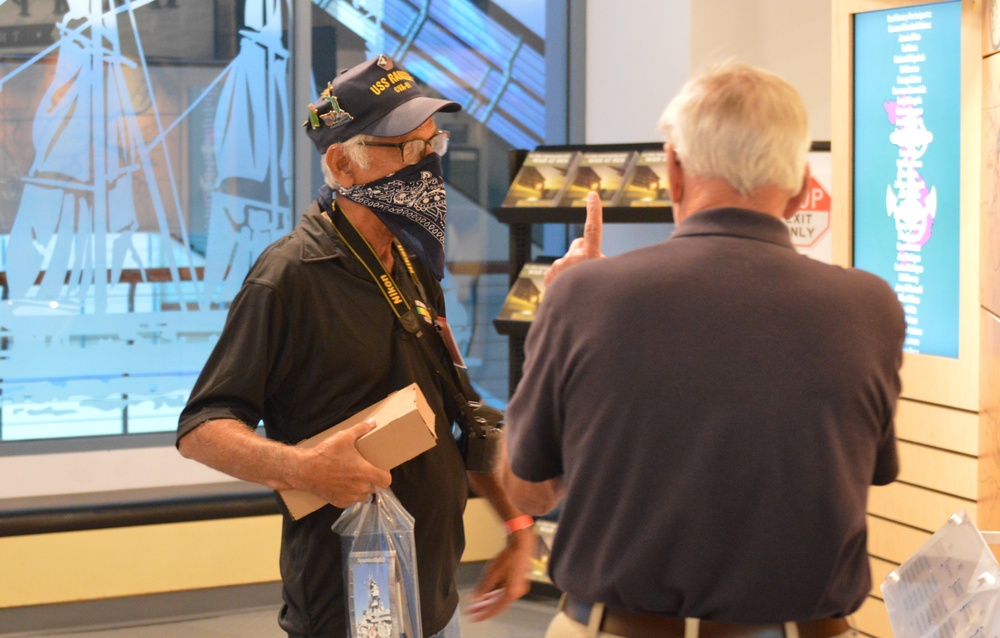 Naval Museum Volunteer in Action