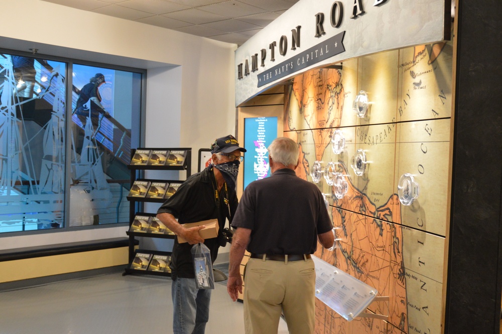 Naval Museum Volunteer in Action