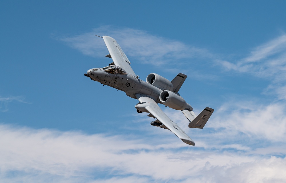 A-10 Thunderbolt II over the Nevada Test and Training Range