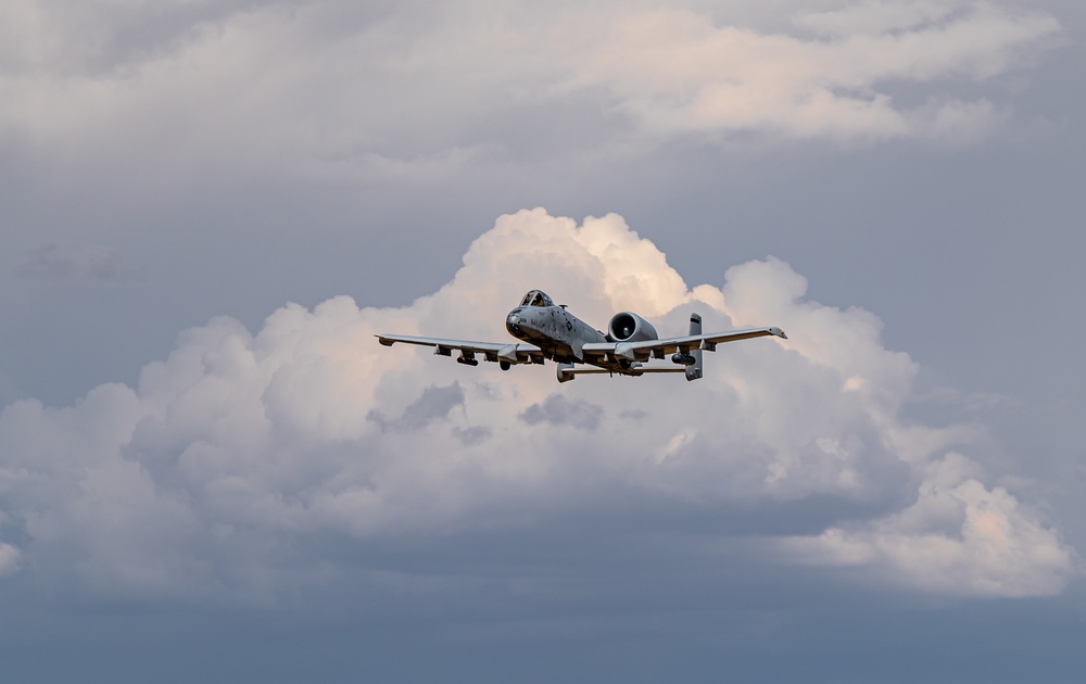 A-10 Thunderbolt II over the Nevada Test and Training Range