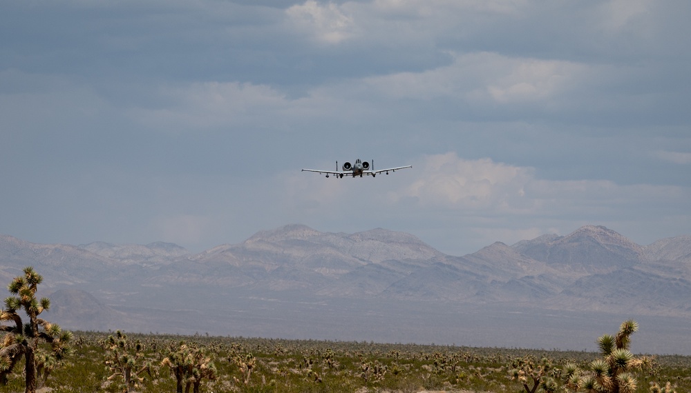A-10 Thunderbolt II over the Nevada Test and Training Range