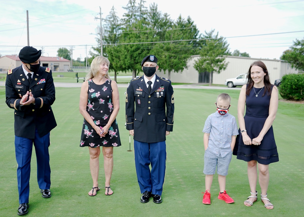 Master Sgt. Steiner's Promotion Ceremony