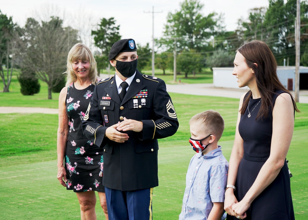 Master Sgt. Steiner's Promotion Ceremony