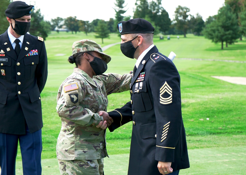 Master Sgt. Steiner's Promotion Ceremony