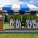 Naval Submarine Base (SUBASE) New London held its 52nd change of command as Capt. Todd Moore relinquished command to Capt. Kenneth Curtin Jr. , Sep. 24, during an outdoor ceremony near the base’s North Lake Pavilion.