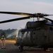 U.S. Army Soldiers Practice Aircraft Decontamination